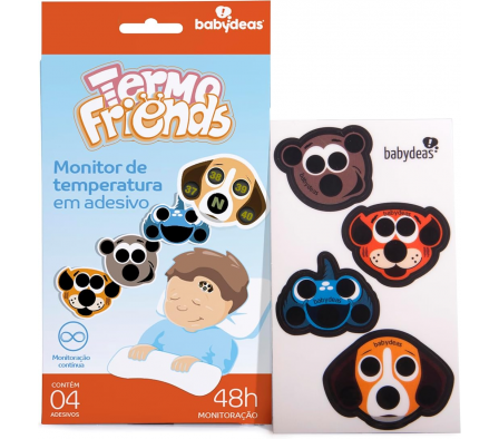 TermoFriends Adhesivo Monitor Temperatura 4 Unid.
