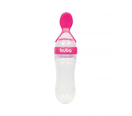 Buba Cuchara Dosificadora Silicona Rosa