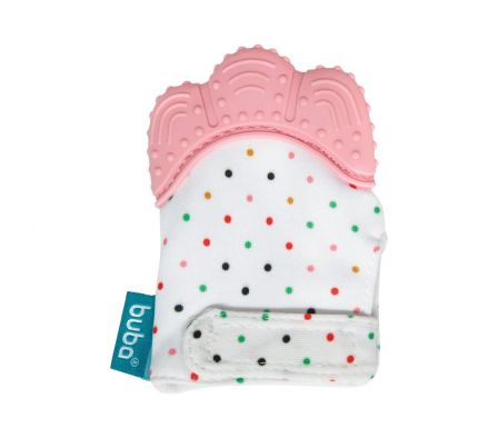 Buba Guante C/ Mordedor Punta Silicona Rosa 