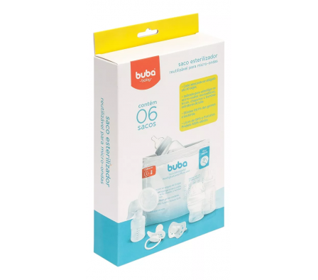 Buba Pack de 6 Bolsas Esterilizadoras p/Microondas