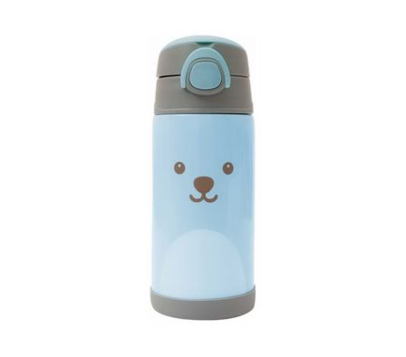 Buba Botella Temica Con Pajita Azul 400ml
