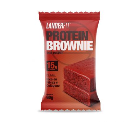 Lander Fit Brownie Sabor Red Velvet 60 g