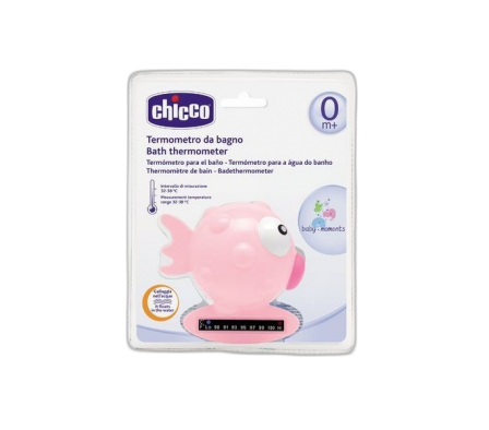 Chicco Termometro De Baño Pez Rosa