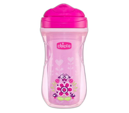 Chicco Vaso Entrenador ActiveCup 14m+ Rosa 266ml