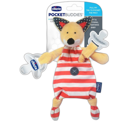 Chicco PortaChupete Pocket Friend Dudu 0m+
