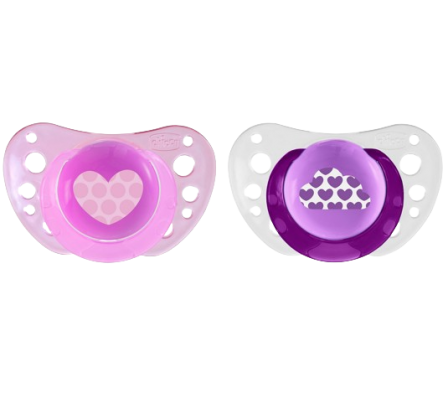 Chicco Chupete PhysioAir Sil Rosa 6-16M+ 2 Unid.