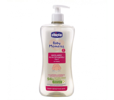 Chicco Baby Moments Agua Micelar 2 en 1 500ml 