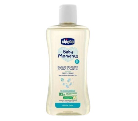 Chicco Baby Moments Gel de Baño y Shampoo 200ml 