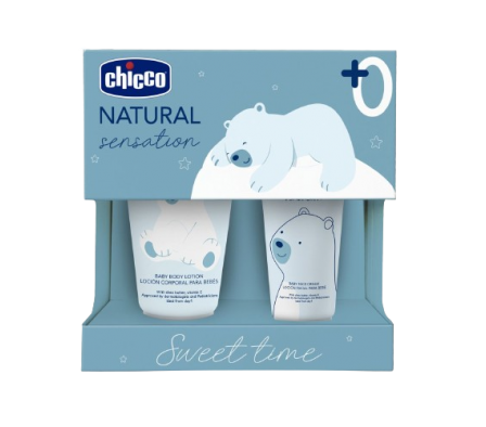 Chicco Set Losión Facia y Corporal Natural Sensati