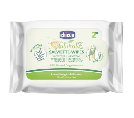 Chicco Repelente en Toallitas Refrescantes