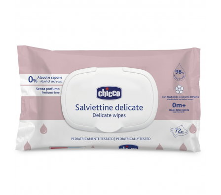 Chicco Toallitas Humedas Delicadas 72 Unidades