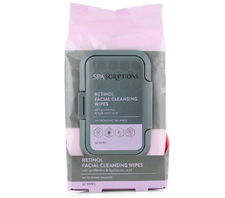 Spascription Toallitas Faciales Retinol 60 Unid.
