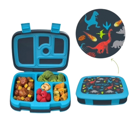 Bentgo Lonchera Escolar Azul Dinosaurio