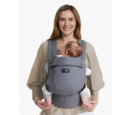 Momcozy Porta Bebe Ergonomico Gris 