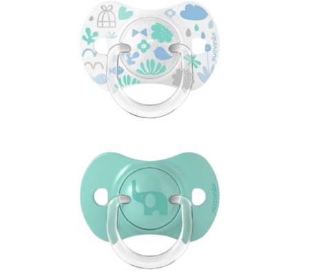 Suavinex Chupete Fisiologico 6-18M Celeste 2 unid