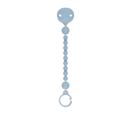 Suavinex Broche Suave Bolitas de Silicona Azul
