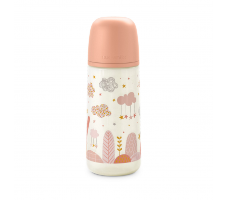 Suavinex Biberon Flujo Denso 6M+ Dreams Pink