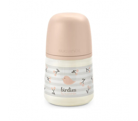 Suavinex Biberon Flujo Lento 0m+ Birdies 150ml