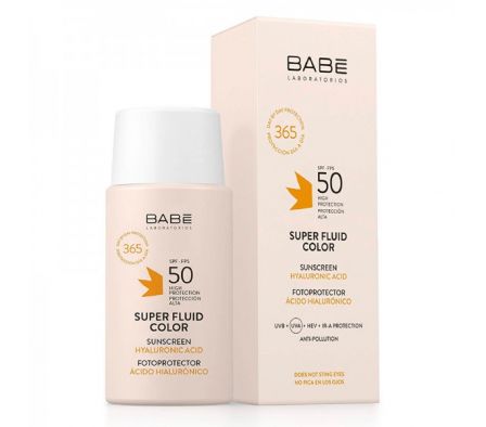 Babe Fotoprotector Facial Super Fluid Color SPF 50