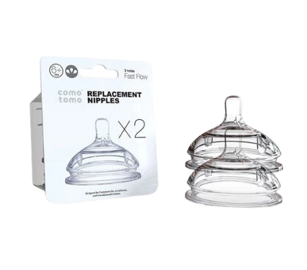 ComoTomo Tetina Flujo Rapido 6m+ 2 unid.