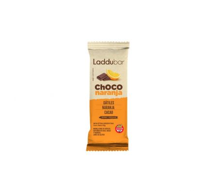 Laddubar Barra Dátiles Choco Naranja 30 g